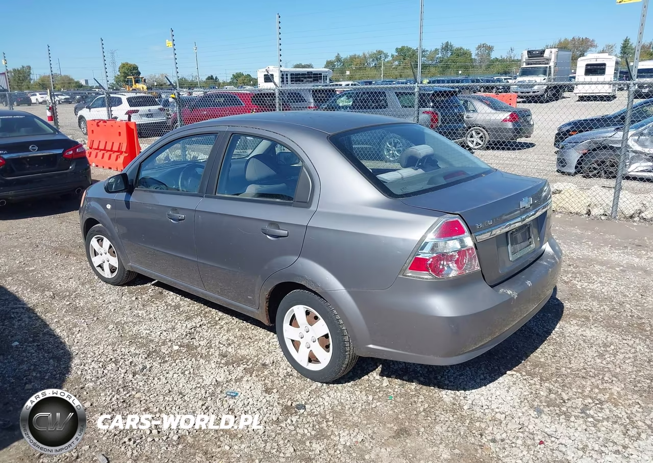 2008 Chevrolet Aveo Ls VIN:KL1TD56688B020255 - 3