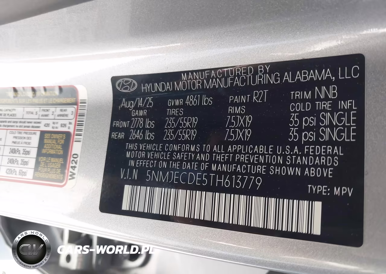 2026 Hyundai Tucson Limited VIN:5NMJECDE5TH613779 - 9