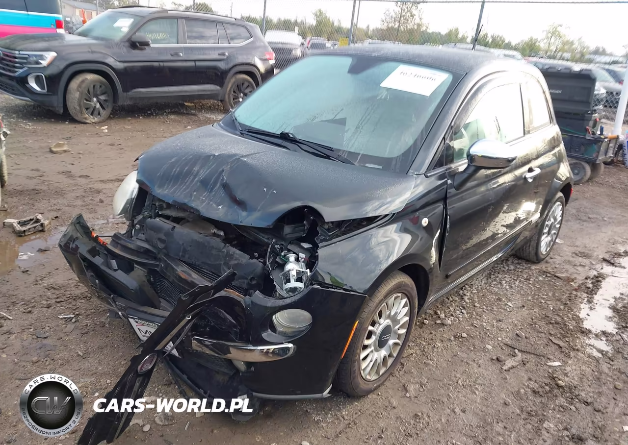 2012 Fiat 500 Lounge VIN:3C3CFFCR2CT104722 - 2