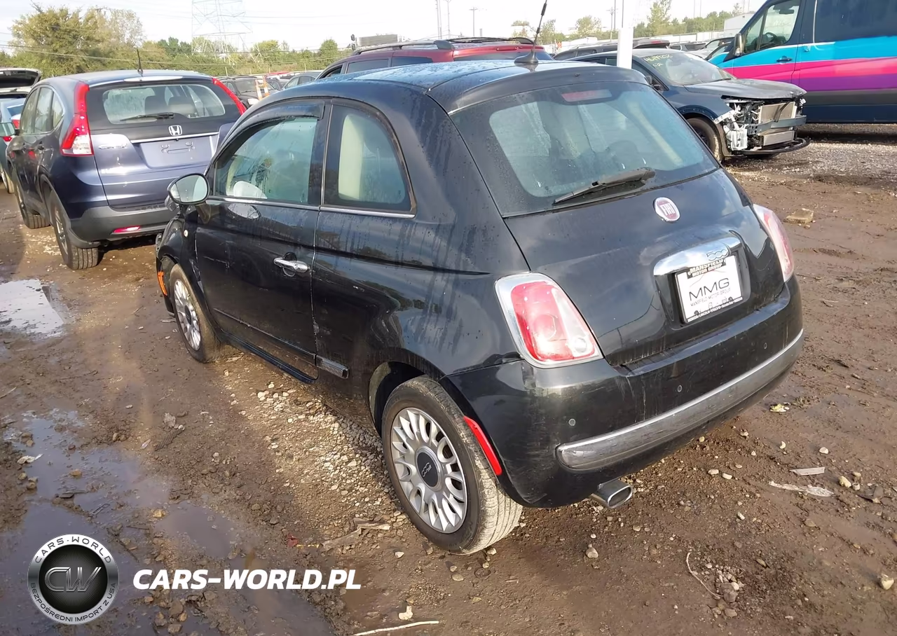 2012 Fiat 500 Lounge VIN:3C3CFFCR2CT104722 - 3
