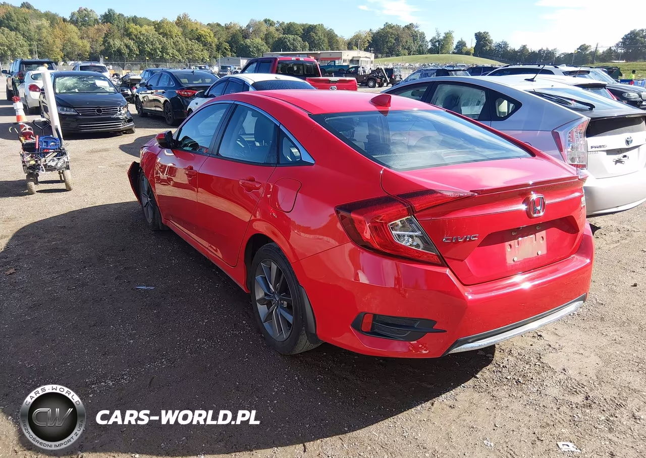 2020 Honda Civic Ex VIN:2HGFC1F31LH680291 - 3