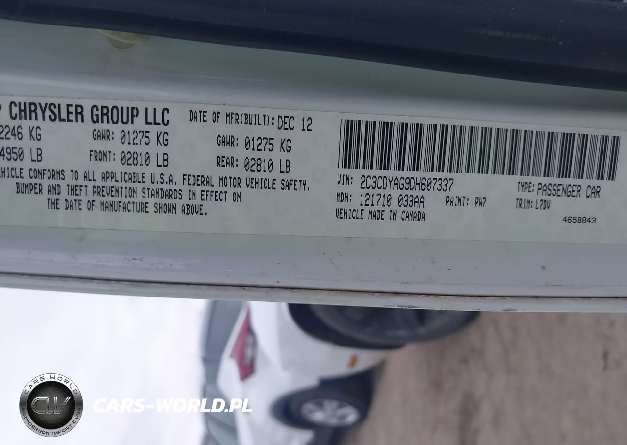 2013 Dodge Challenger Sxt VIN:2C3CDYAG9DH607337 - 9