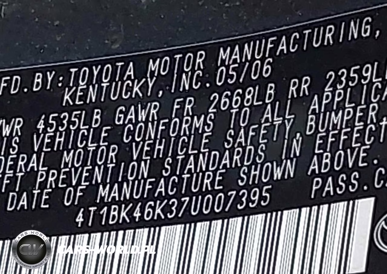 2007 Toyota Camry Xle V6 VIN:4T1BK46K37U007395 - 9