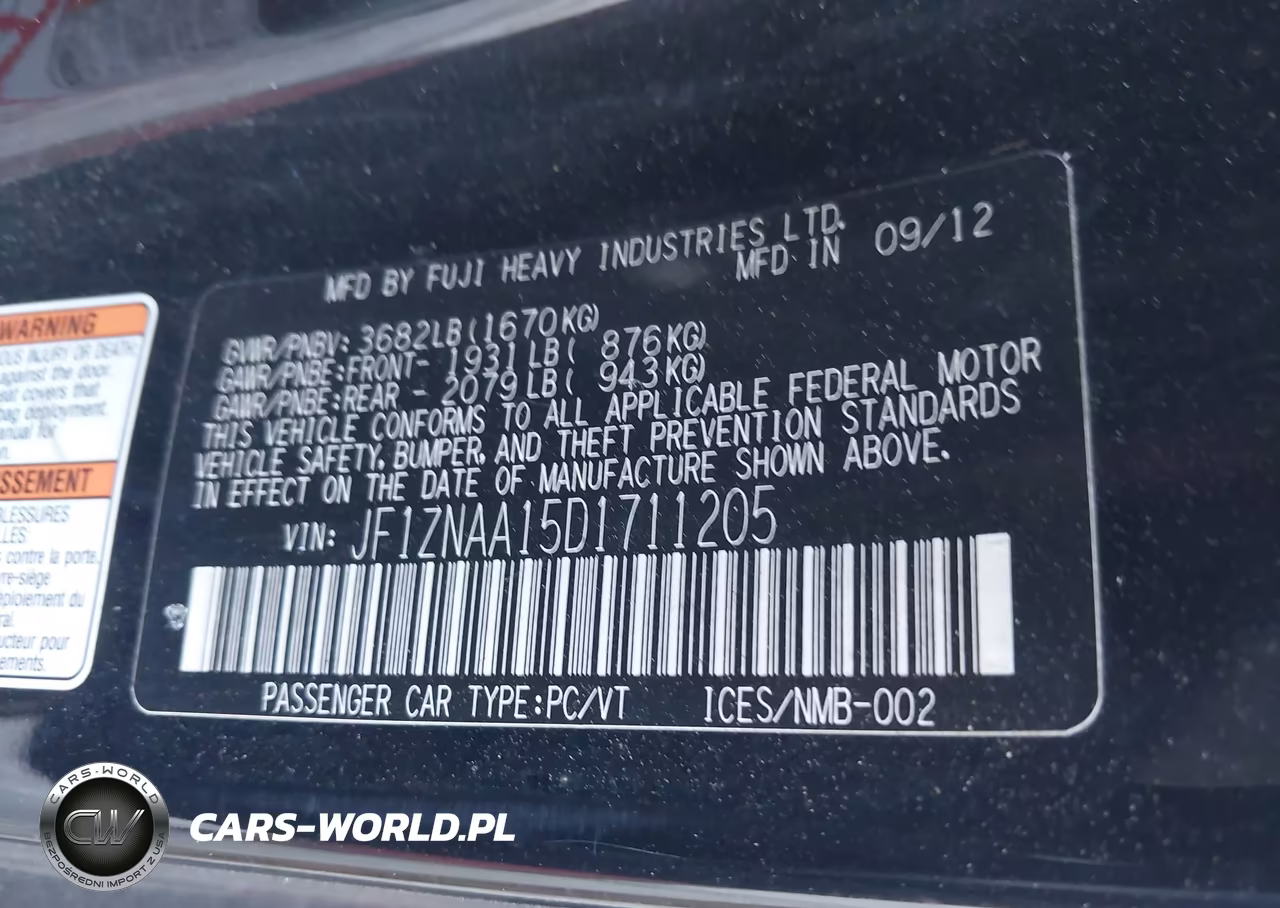 2013 Scion Fr-S VIN:JF1ZNAA15D1711205 - 9