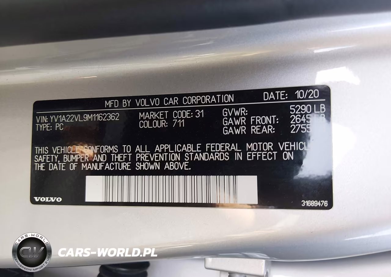 2021 Volvo V90 T6 Inscription VIN:YV1A22VL9M1162362 - 9