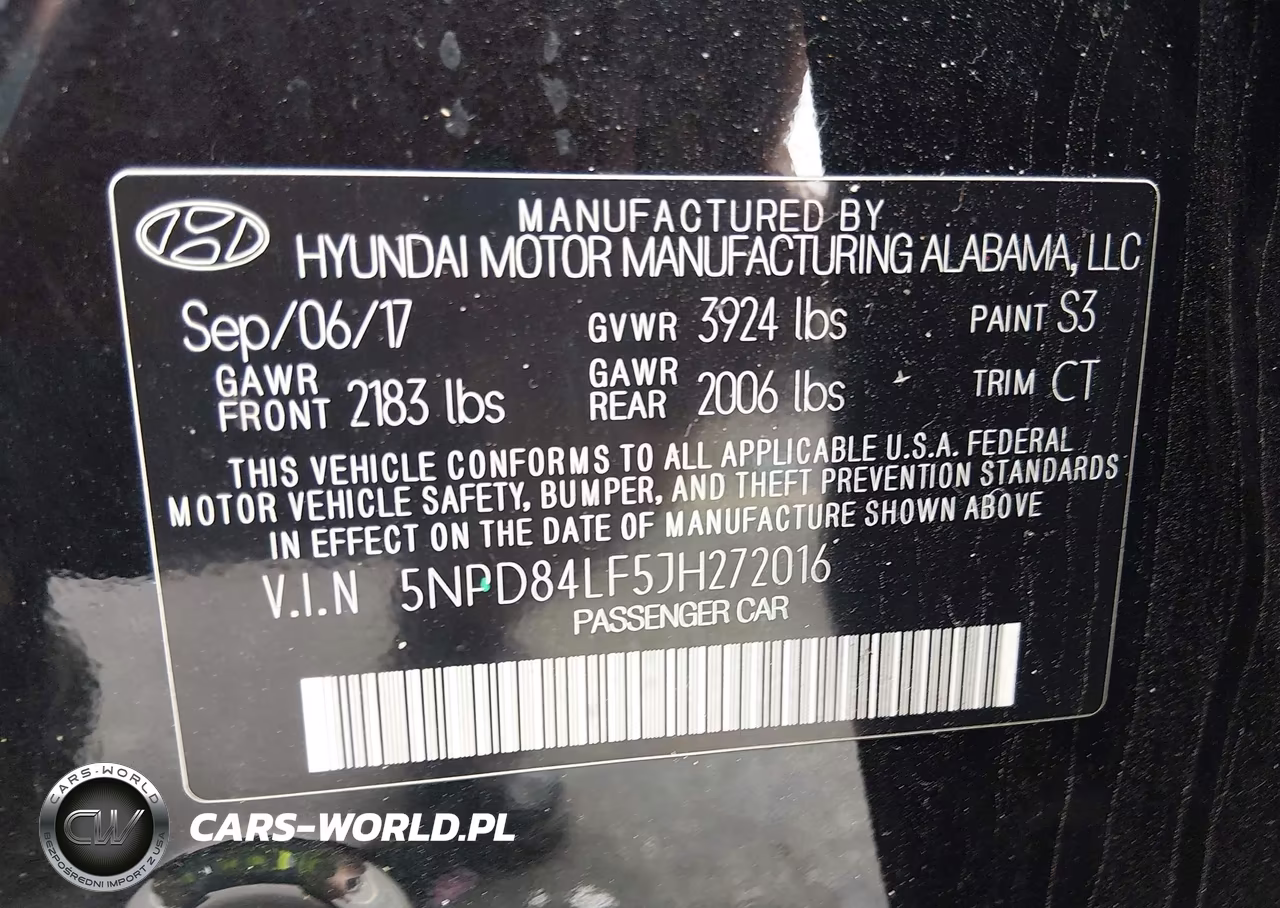 2018 Hyundai Elantra Sel VIN:5NPD84LF5JH272016 - 9
