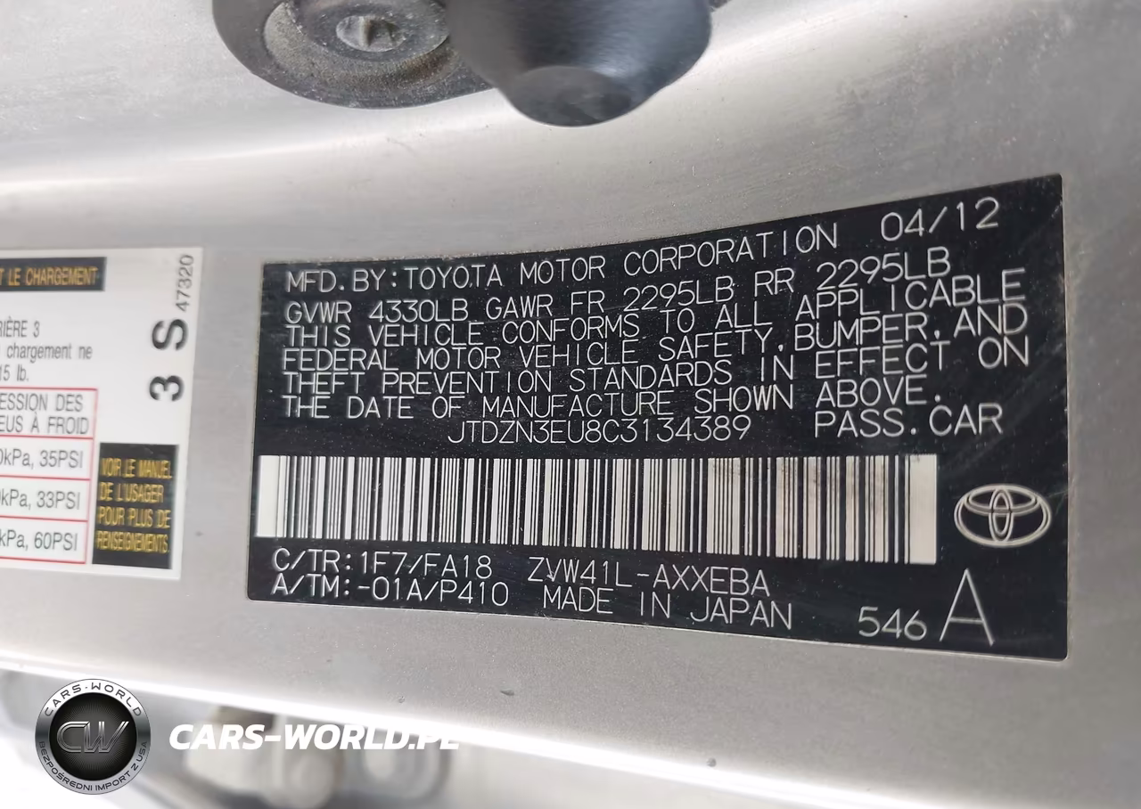 2012 Toyota Prius V Three VIN:JTDZN3EU8C3134389 - 9