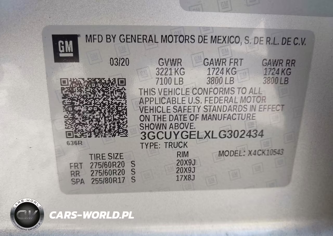 2020 Chevrolet Silverado 1500 4Wd Short Bed Ltz VIN:3GCUYGELXLG302434 - 9