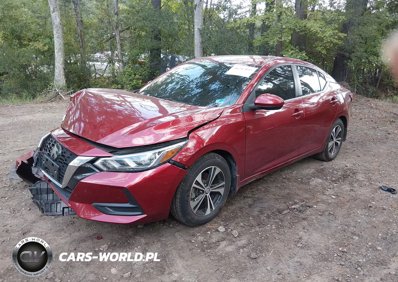 2022 Nissan Sentra Sv Xtronic Cvt VIN:3N1AB8CV2NY228909 - 2