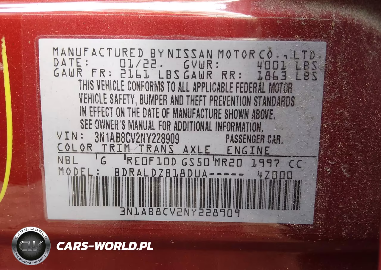 2022 Nissan Sentra Sv Xtronic Cvt VIN:3N1AB8CV2NY228909 - 9