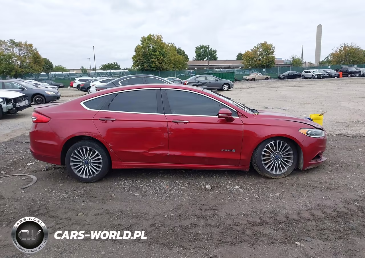 2018 Ford Fusion Hybrid Titanium VIN:3FA6P0RU3JR181548 - 13