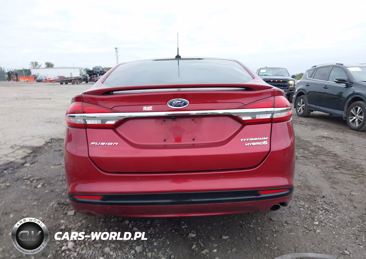 2018 Ford Fusion Hybrid Titanium VIN:3FA6P0RU3JR181548 - 16