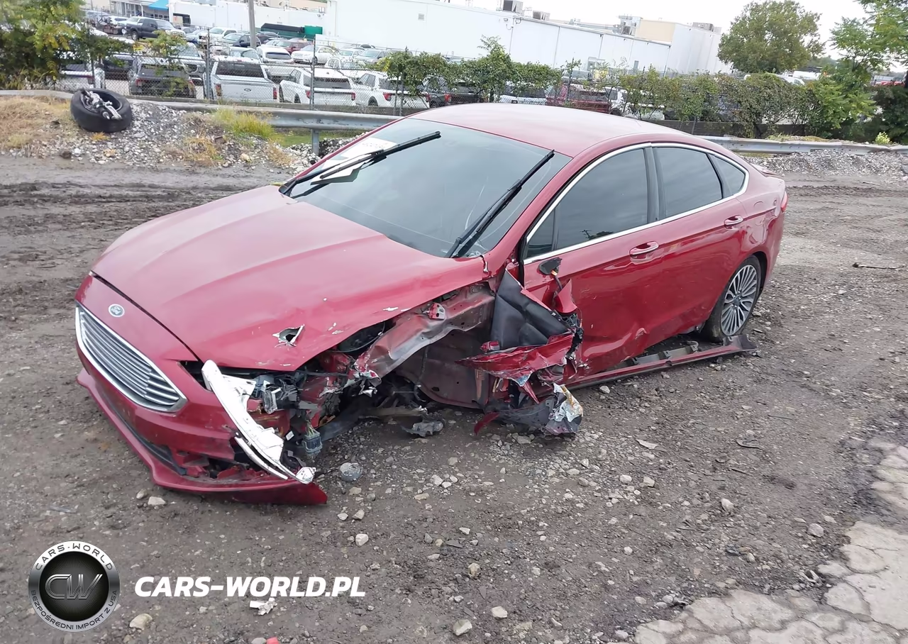2018 Ford Fusion Hybrid Titanium VIN:3FA6P0RU3JR181548 - 2
