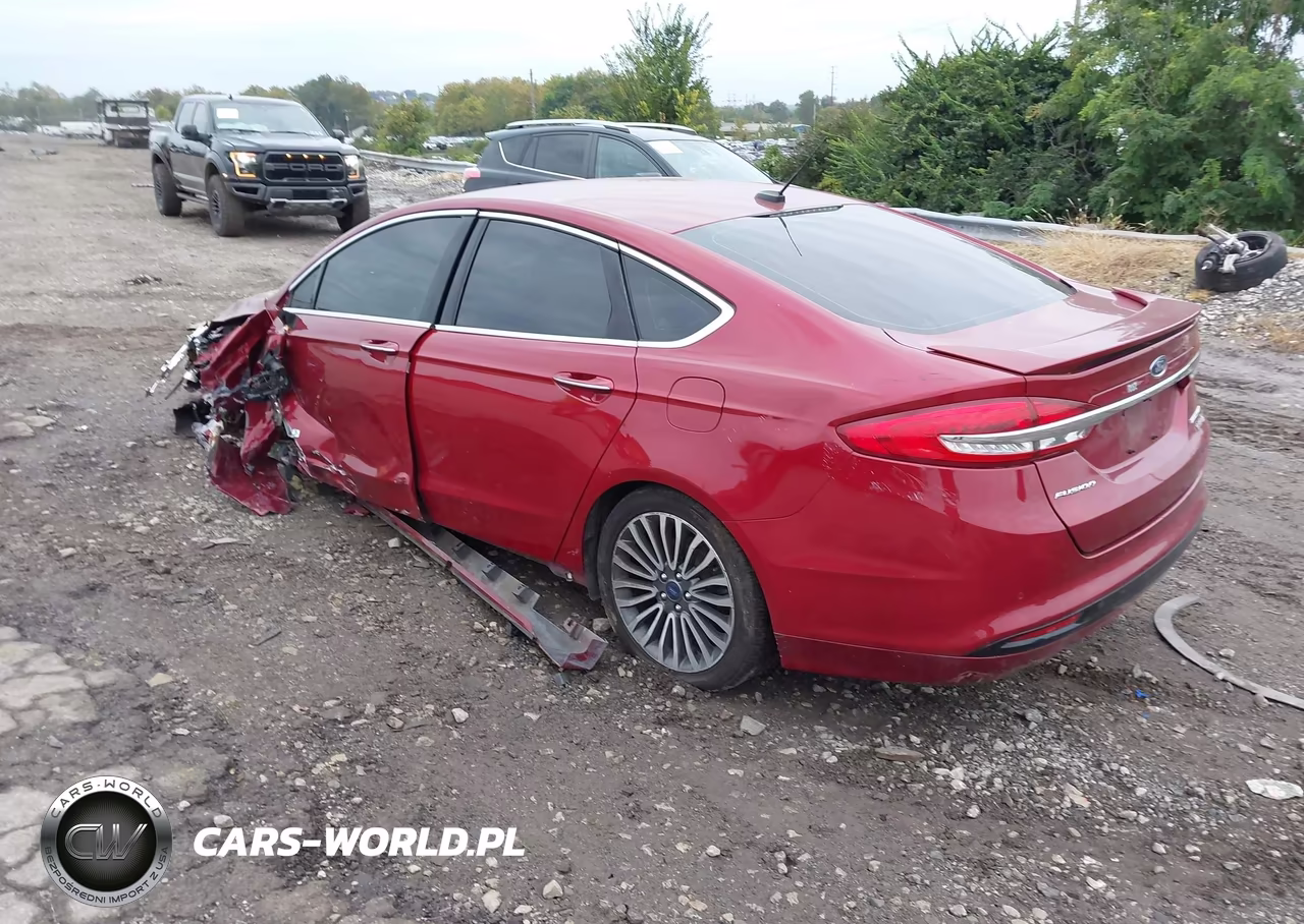 2018 Ford Fusion Hybrid Titanium VIN:3FA6P0RU3JR181548 - 3