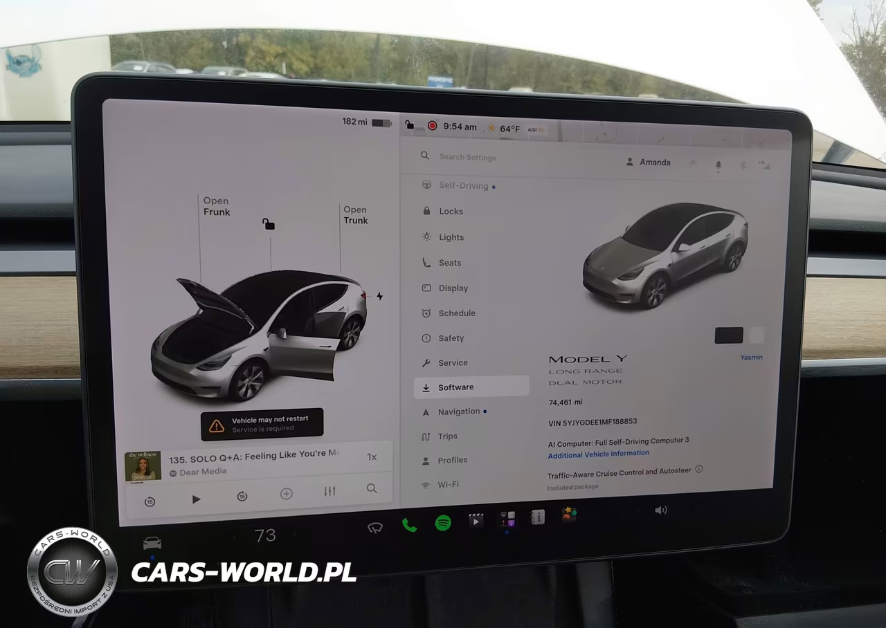 2021 Tesla Model Y Long Range Dual Motor All-Wheel Drive VIN:5YJYGDEE1MF188853 - 18