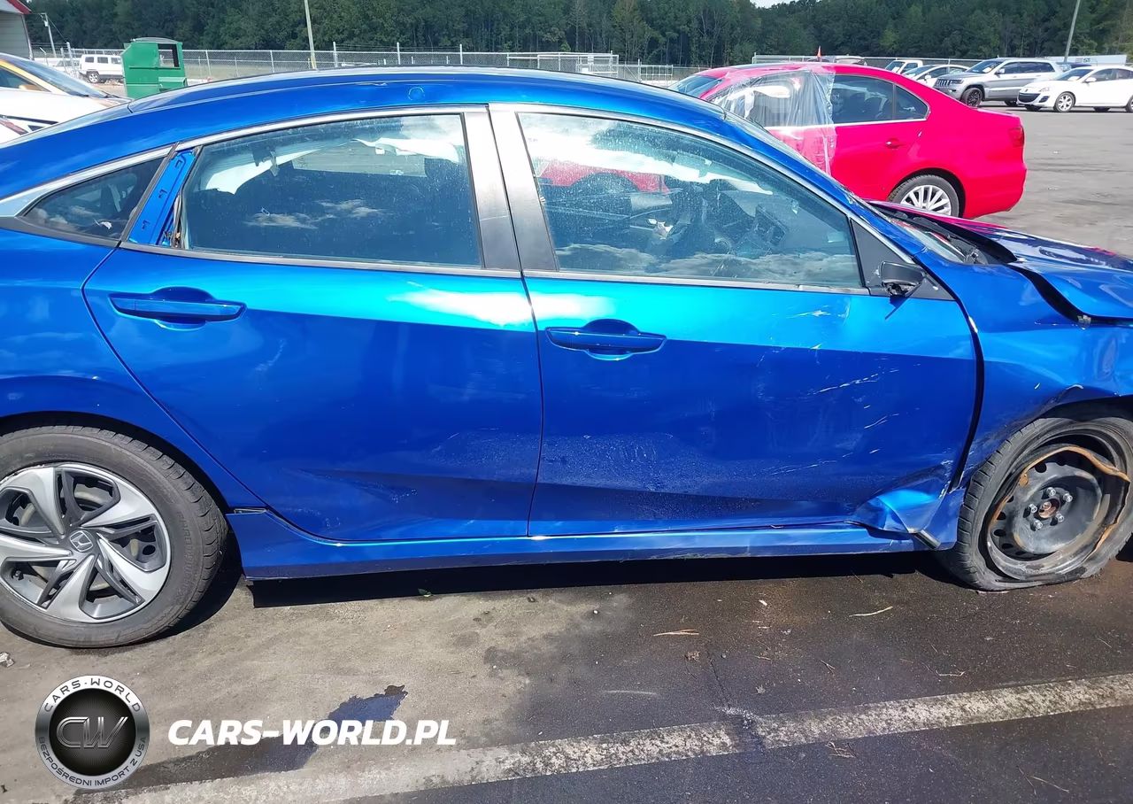 2019 Honda Civic Lx VIN:19XFC2F63KE007852 - 13