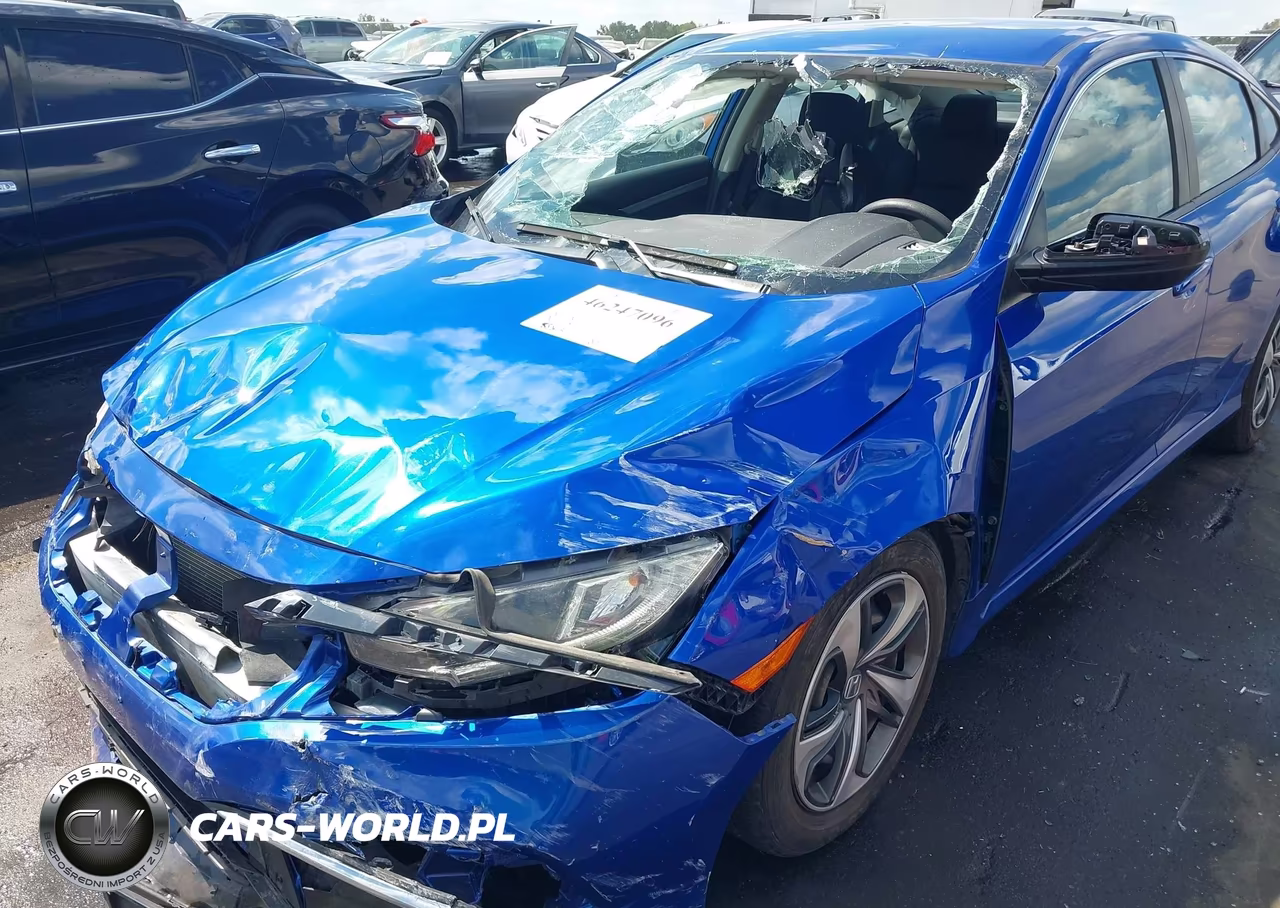 2019 Honda Civic Lx VIN:19XFC2F63KE007852 - 18
