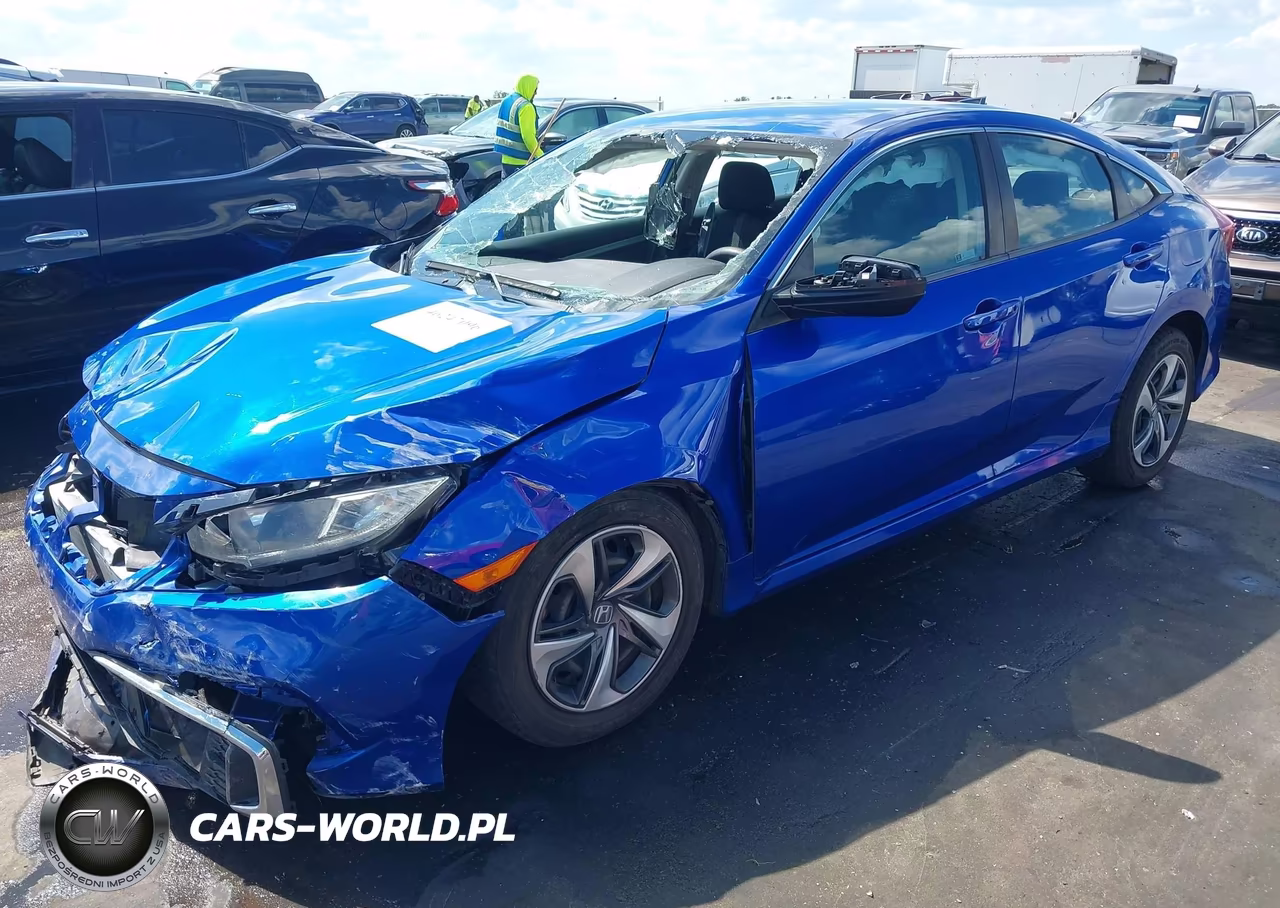 2019 Honda Civic Lx VIN:19XFC2F63KE007852 - 2