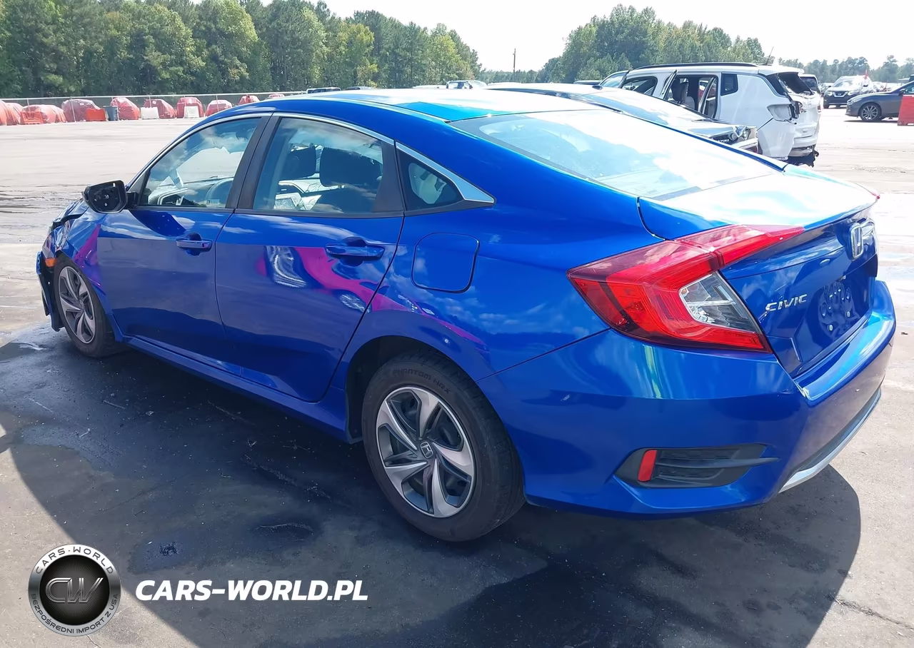 2019 Honda Civic Lx VIN:19XFC2F63KE007852 - 3