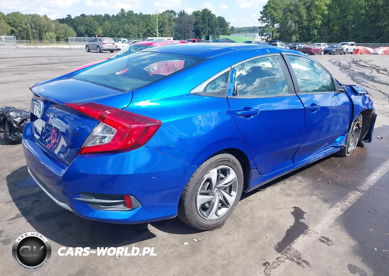 2019 Honda Civic Lx VIN:19XFC2F63KE007852 - 4