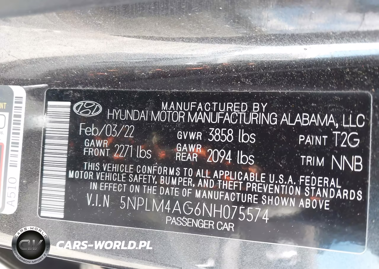 2022 Hyundai Elantra Sel VIN:5NPLM4AG6NH075574 - 9