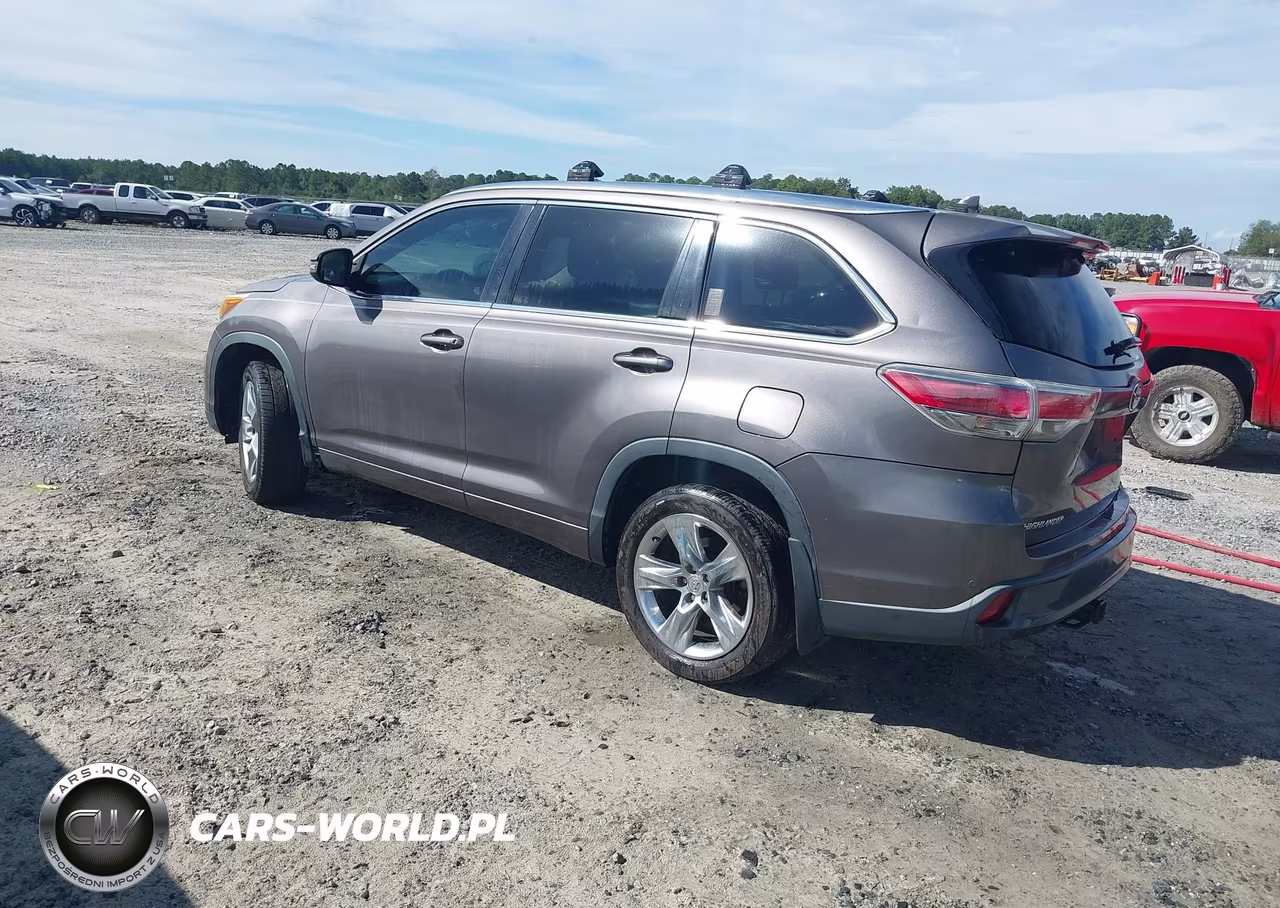 2015 Toyota Highlander Limited V6 VIN:5TDDKRFH9FS111228 - 3
