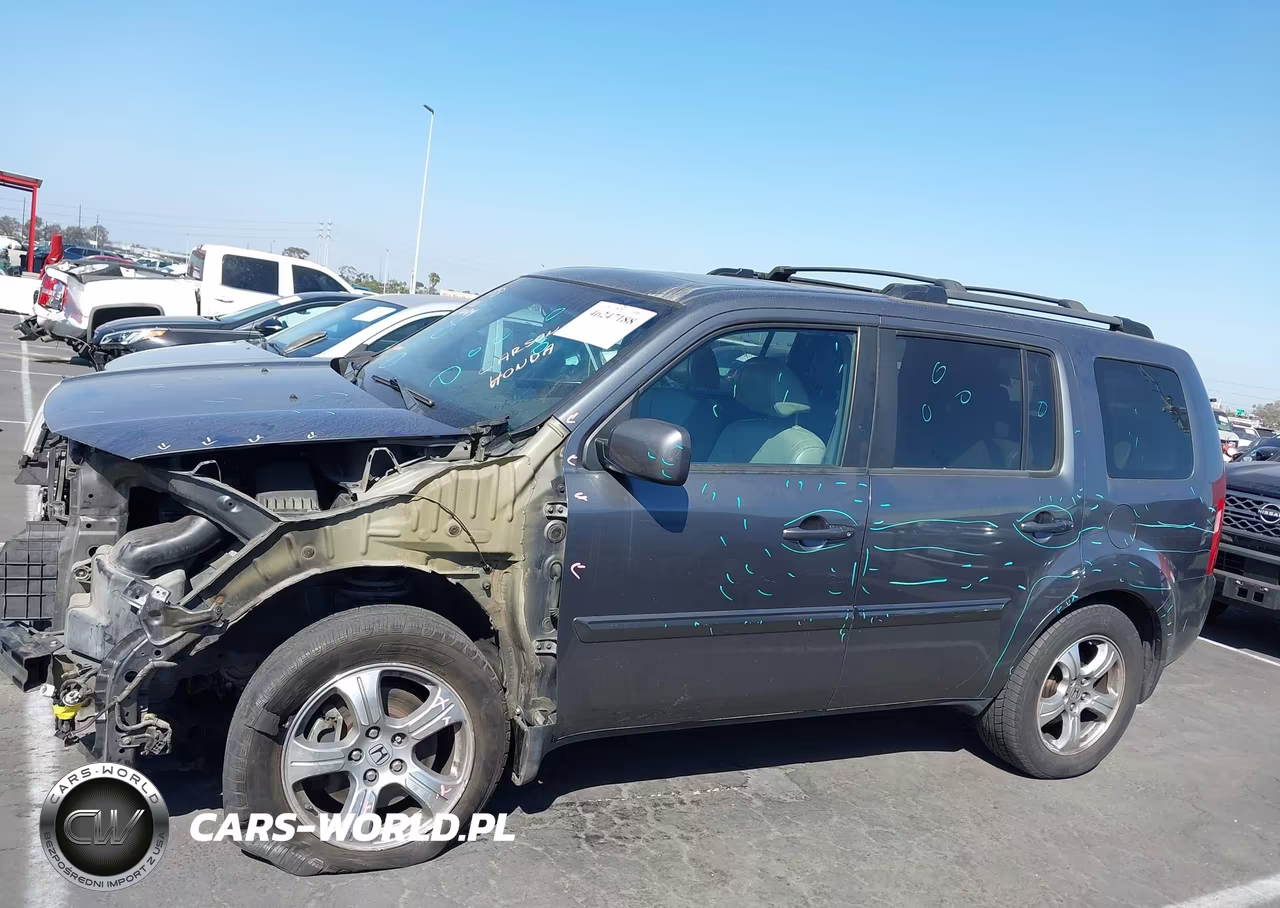 2012 Honda Pilot Ex-L VIN:5FNYF4H56CB026956 - 15