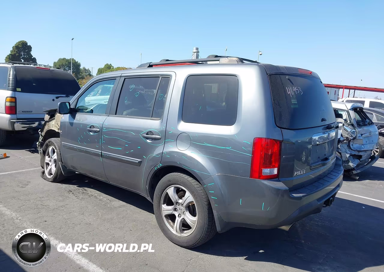 2012 Honda Pilot Ex-L VIN:5FNYF4H56CB026956 - 3