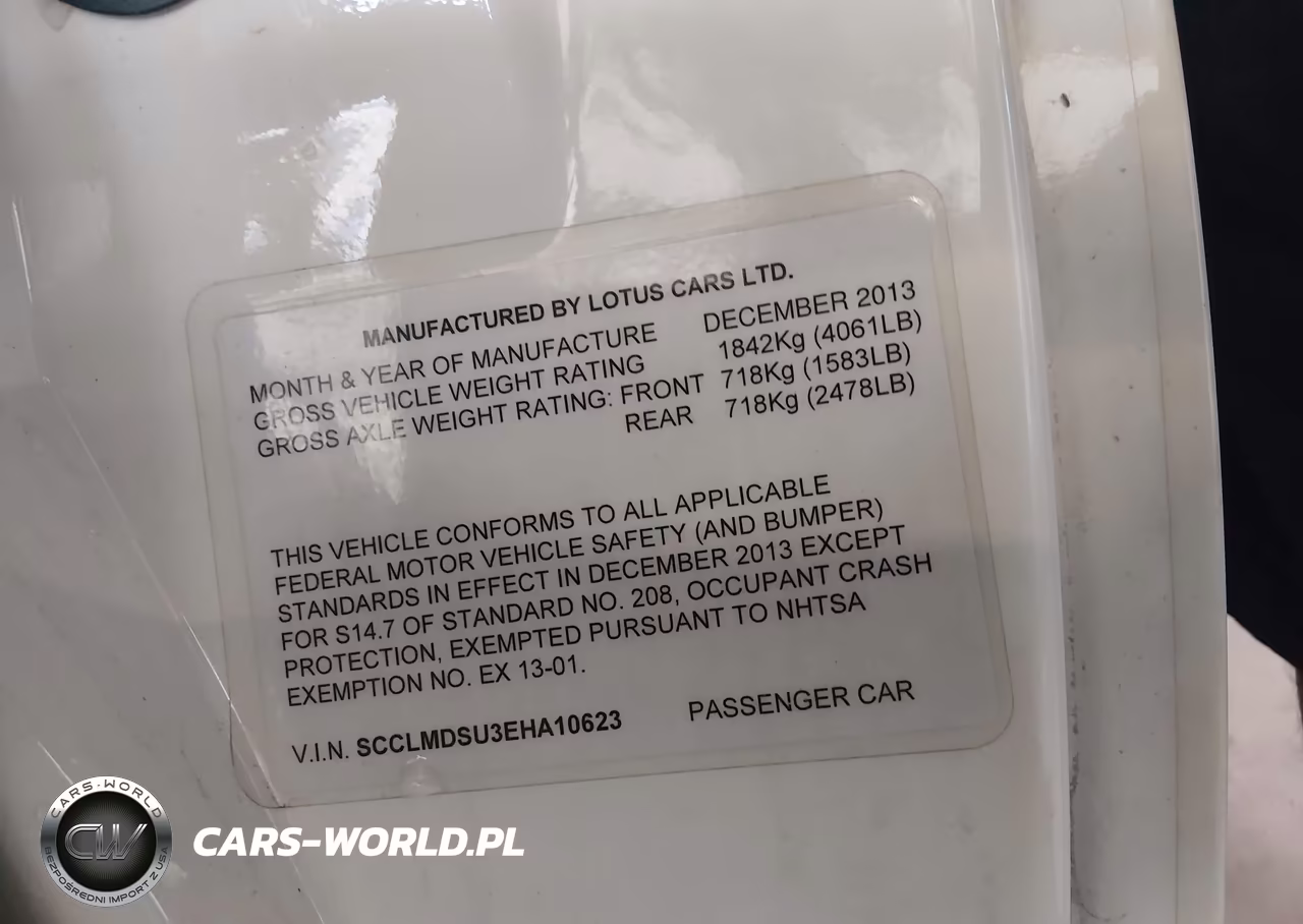 2014 Lotus Evora S 2+2 VIN:SCCLMDSU3EHA10623 - 9