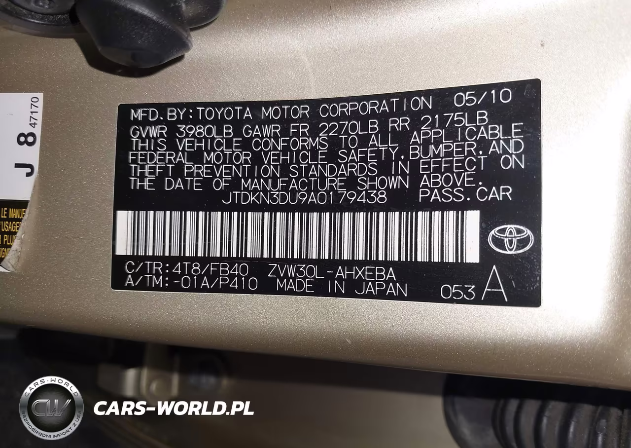 2010 Toyota Prius Iii VIN:JTDKN3DU9A0179438 - 9