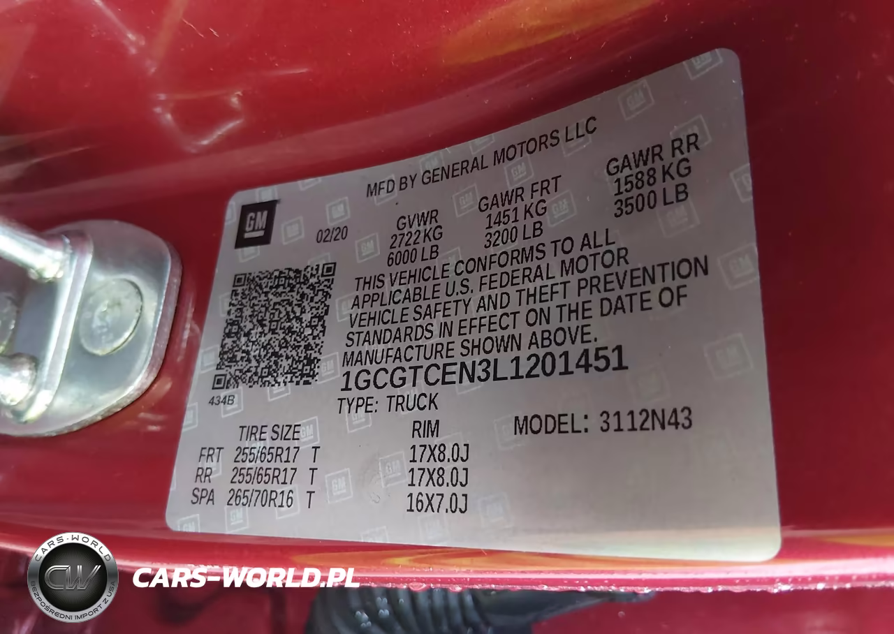 2020 Chevrolet Colorado 4Wd Short Box Lt VIN:1GCGTCEN3L1201451 - 9