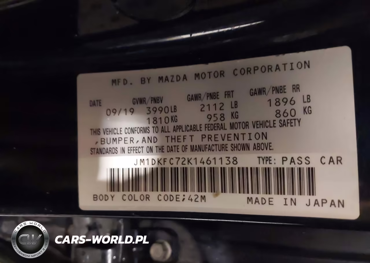 2019 Mazda Cx-3 Touring VIN:JM1DKFC72K1461138 - 9