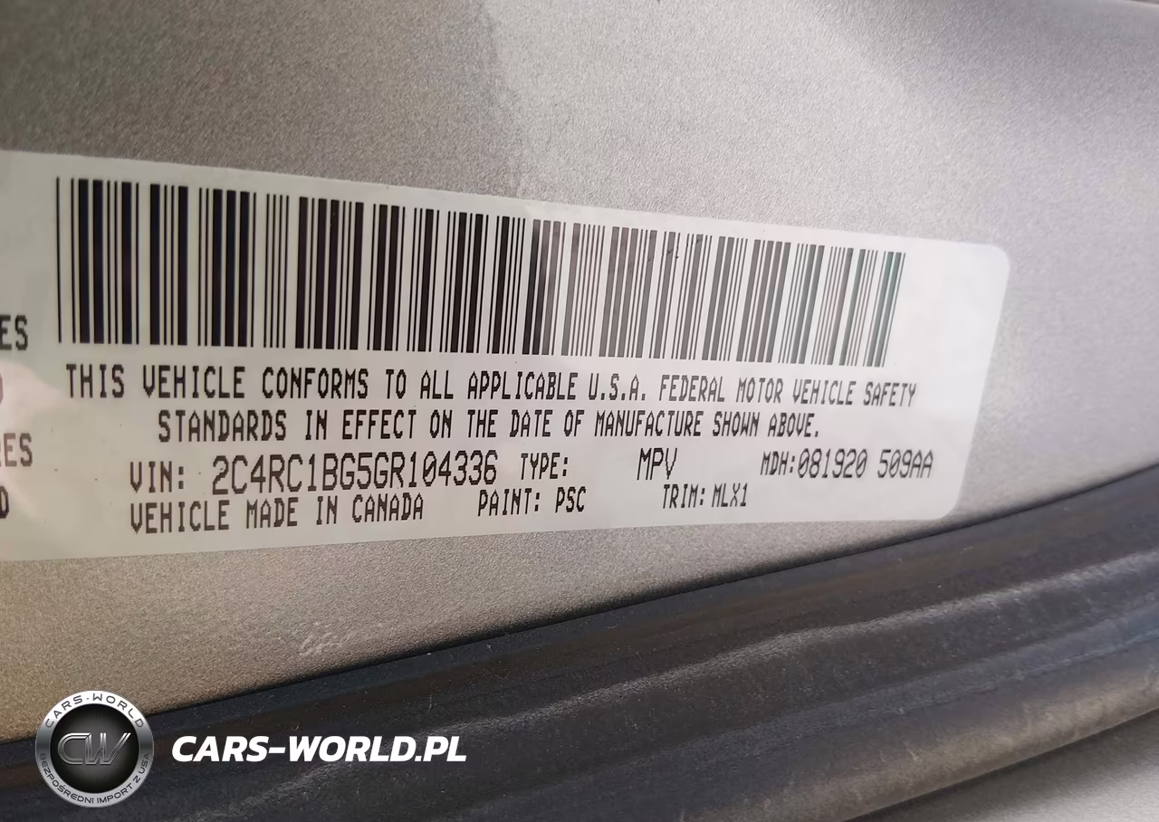 2016 Chrysler Town & Country Touring VIN:2C4RC1BG5GR104336 - 9