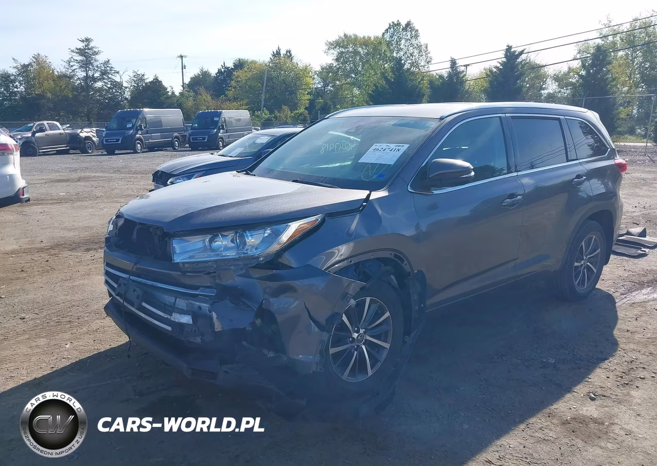 2017 Toyota Highlander Xle VIN:5TDJZRFH6HS391286 - 2