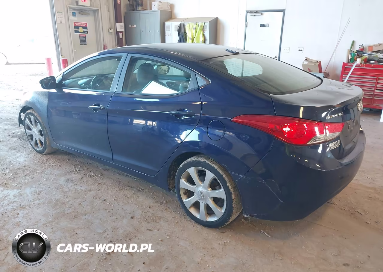 2012 Hyundai Elantra Limited VIN:5NPDH4AEXCH150474 - 3