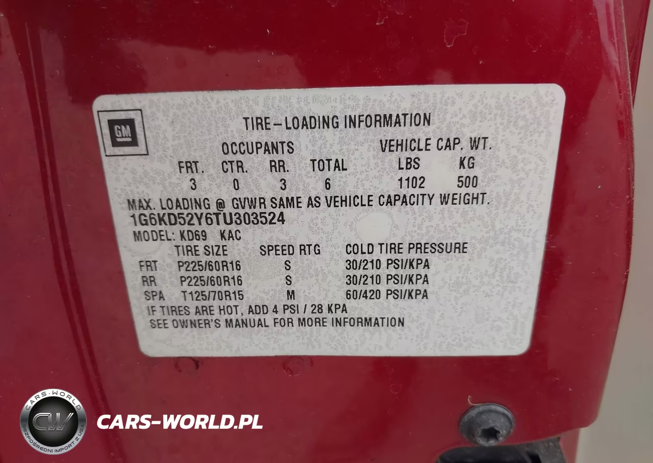 1996 Cadillac Deville VIN:1G6KD52Y6TU303524 - 9