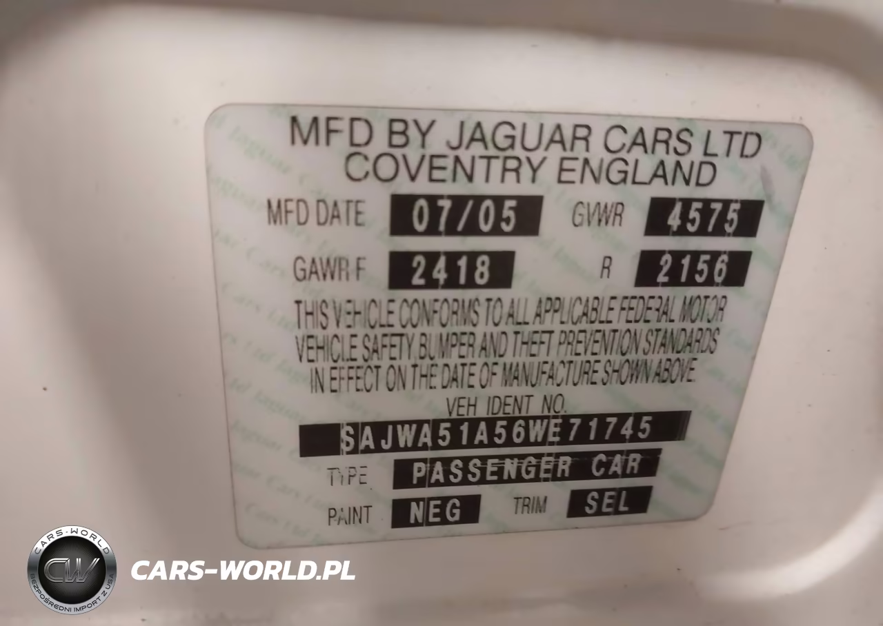 2006 Jaguar X-Type 3.0 VIN:SAJWA51A56WE71745 - 9