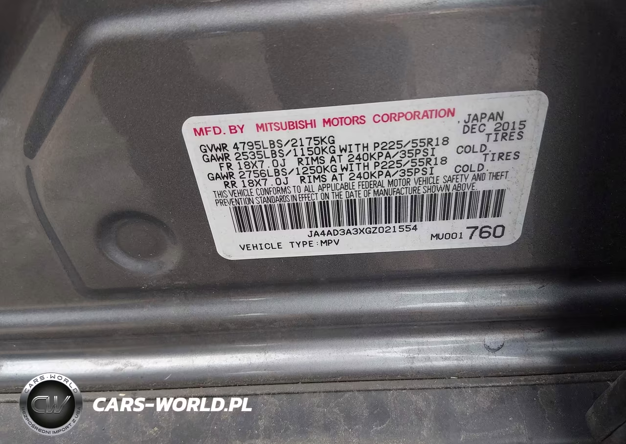 2016 Mitsubishi Outlander Se VIN:JA4AD3A3XGZ021554 - 9