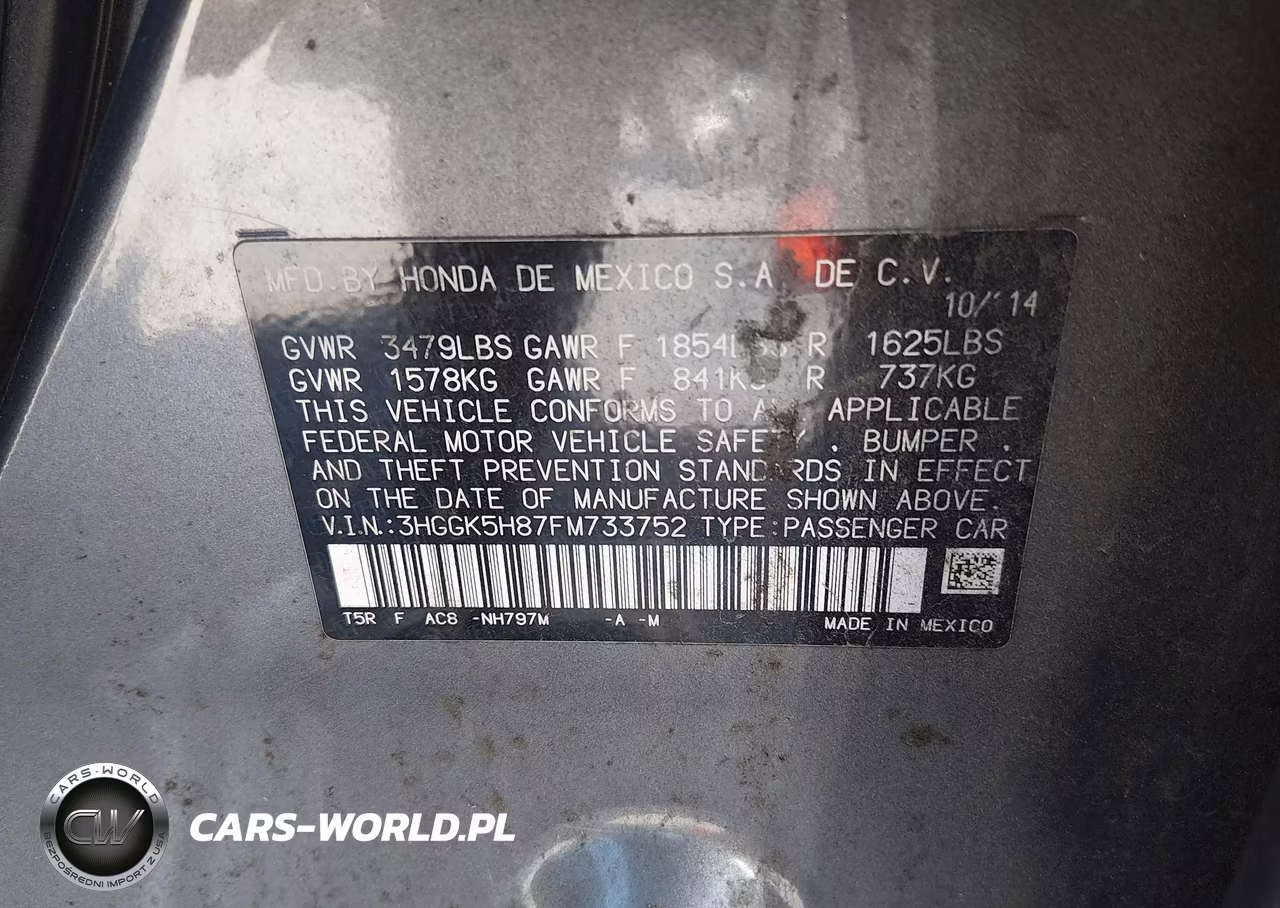 2015 Honda Fit Ex-Ex-L VIN:3HGGK5H87FM733752 - 9