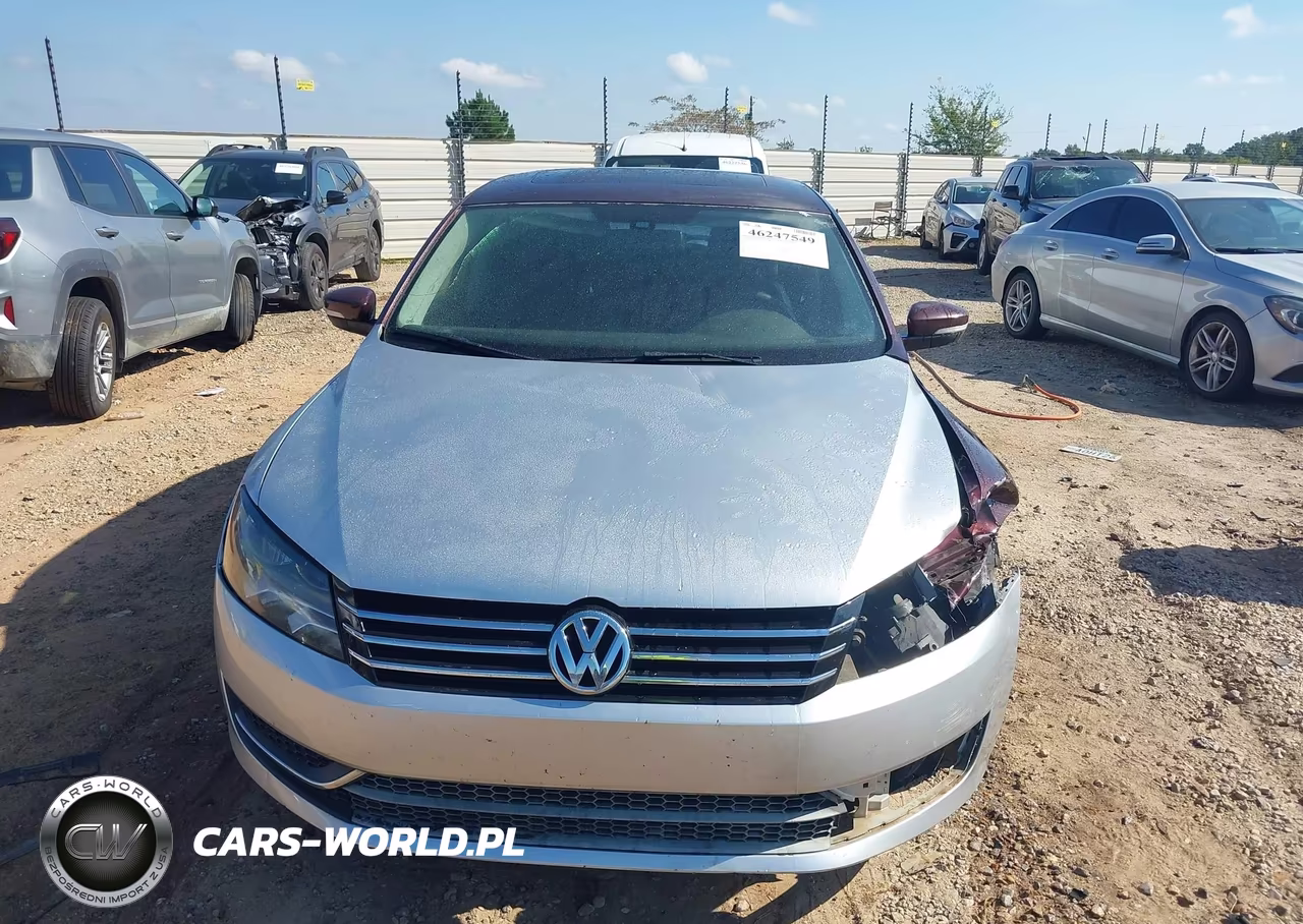 2013 Volkswagen Passat 2.5L Se VIN:1VWBP7A36DC032037 - 12