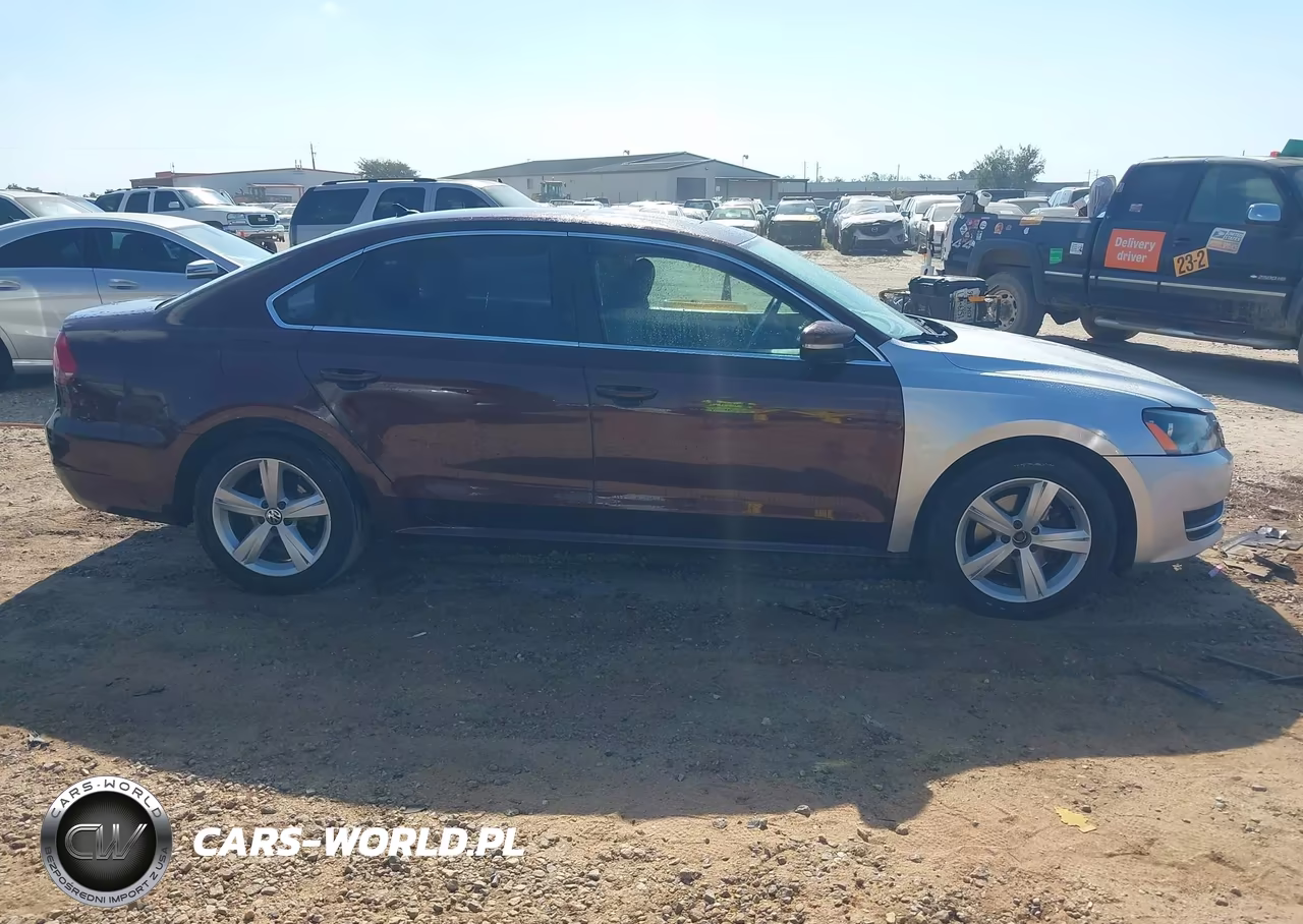 2013 Volkswagen Passat 2.5L Se VIN:1VWBP7A36DC032037 - 13