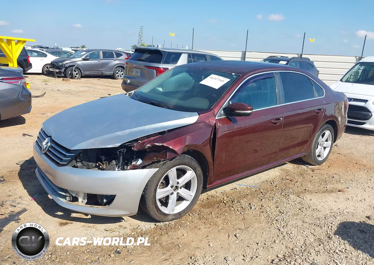 2013 Volkswagen Passat 2.5L Se VIN:1VWBP7A36DC032037 - 2