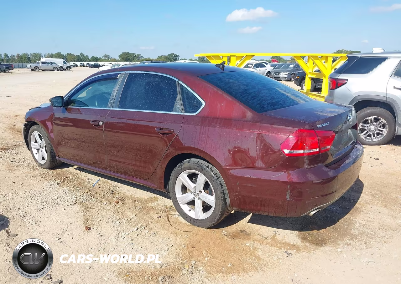 2013 Volkswagen Passat 2.5L Se VIN:1VWBP7A36DC032037 - 3
