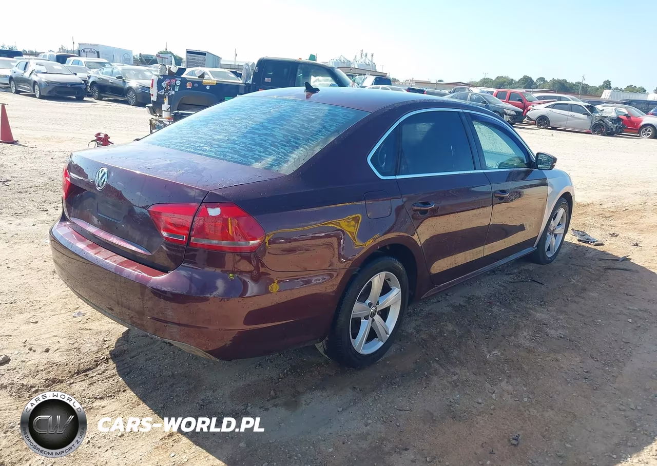 2013 Volkswagen Passat 2.5L Se VIN:1VWBP7A36DC032037 - 4
