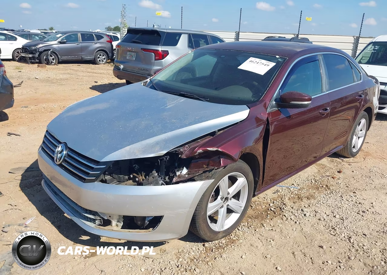 2013 Volkswagen Passat 2.5L Se VIN:1VWBP7A36DC032037 - 6