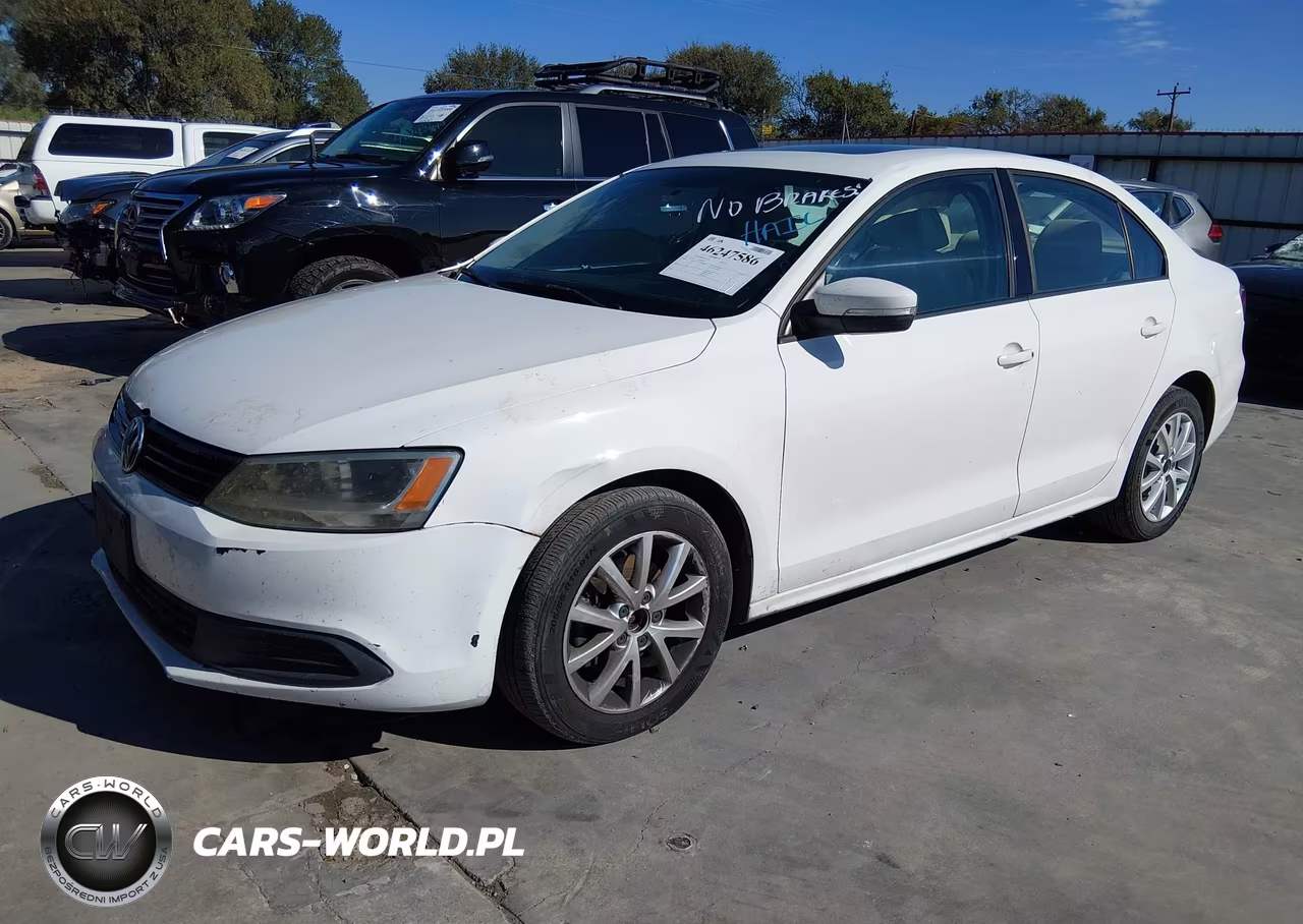 2011 Volkswagen Jetta 2.5L Se VIN:3VWDX7AJ3BM344299 - 2