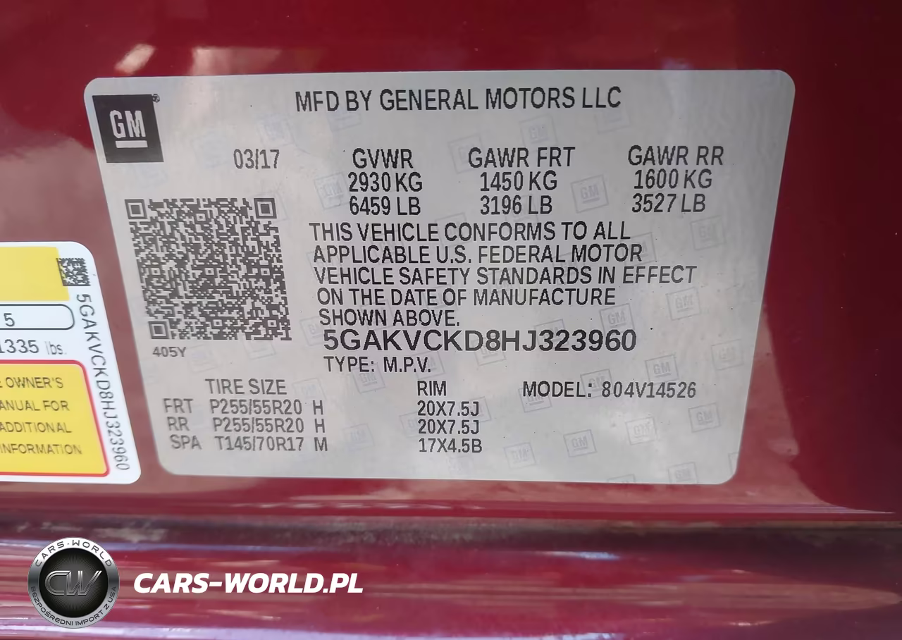 2017 Buick Enclave Premium VIN:5GAKVCKD8HJ323960 - 9