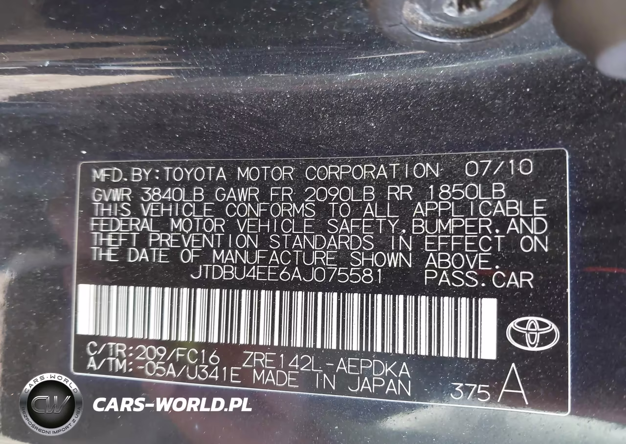2010 Toyota Corolla Le VIN:JTDBU4EE6AJ075581 - 9