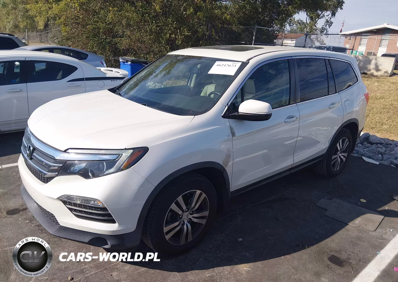 2016 Honda Pilot Ex-L VIN:5FNYF5H58GB048050 - 2