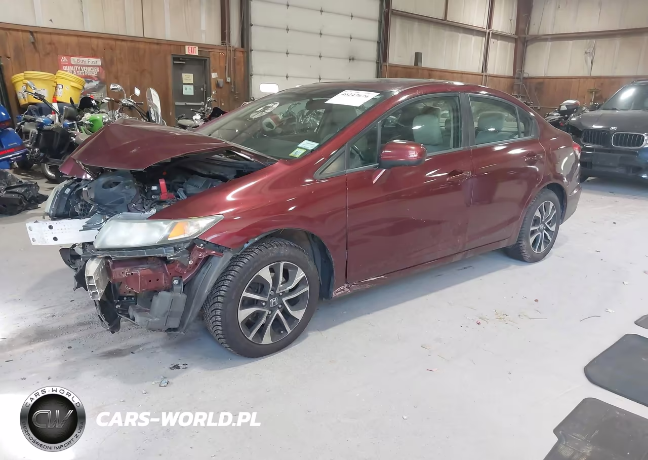 2014 Honda Civic Ex VIN:2HGFB2F88EH501591 - 2